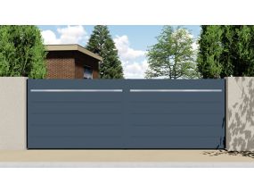 Portail battant design- ECOLINE - 3m50