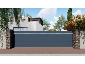 Portail coulissant design- ECOLINE - 4m50