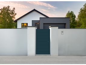 Portillon alu plein - FLAT