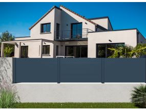 Clôture aluminium pleine - lame 204mm – XL