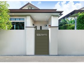 Portillon alu plein - EXCLUSIVE