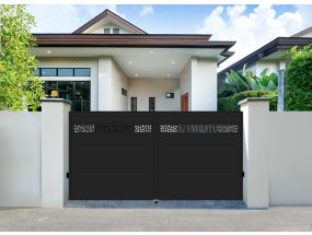 Portail battant alu design - EXCLUSIVE