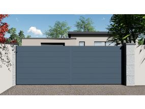 Portail battant standard - ECOLINE - 4m