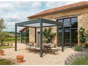 Pergola bioclimatique autoportée - EOSUN - 3.5x3.5m
