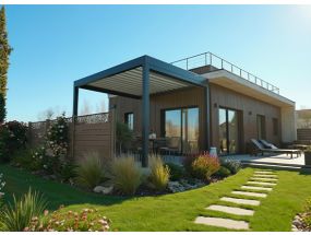 Pergola bioclimatique autoportée - EOSUN - 5x3m