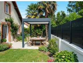 Pergola bioclimatique autoportée - EOSUN - 3x3m