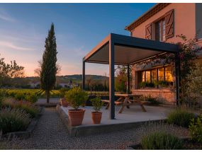 Pergola bioclimatique autoportée - EOSUN - 4x4m