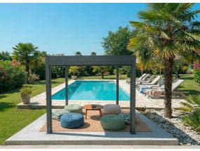 Pergola bioclimatique autoportée - EOSUN - SUR MESURE