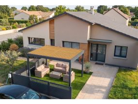 Pergola toile autoportée - VELASUN - SUR MESURE