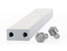 Raidisseur 40x20mm avec visserie pour fixation sur platine