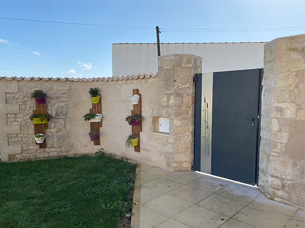 Portillon manuel sur mesure DECO, modèle zen