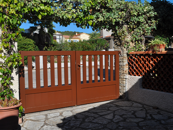 Portail double vantaux TRADITION en RAL 8011