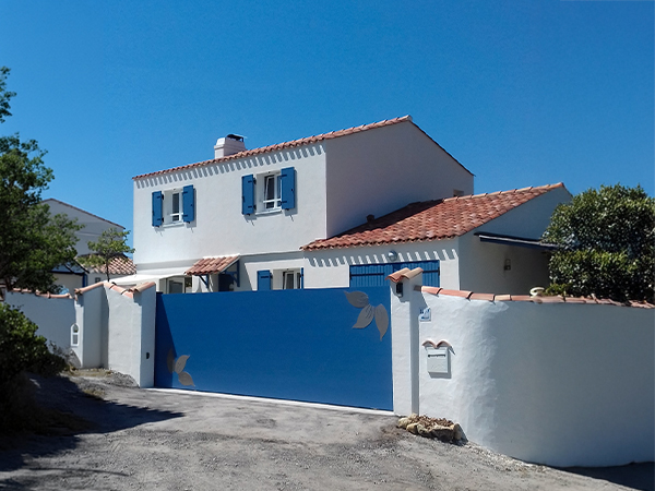 Portail DECO modèle Antilles, RAL sur mesure 5023